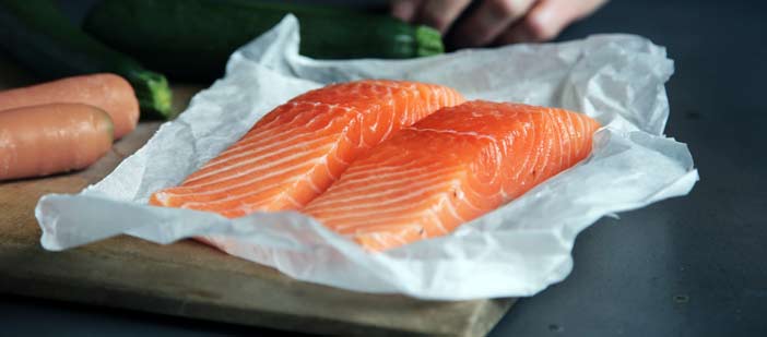 salmon slices